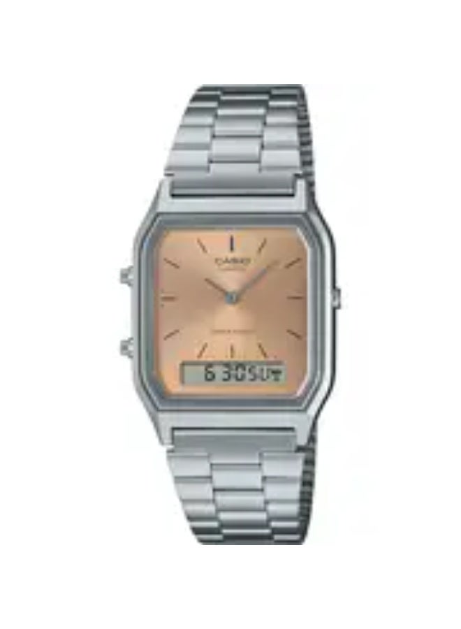 Casio Vintage Stainless Steel Watch AQ-230A-4AMQYDF - Image 1